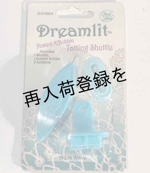 画像1: Dreamlit Tatting Shuttle　SHH4804【Aqua Wave】 (1)