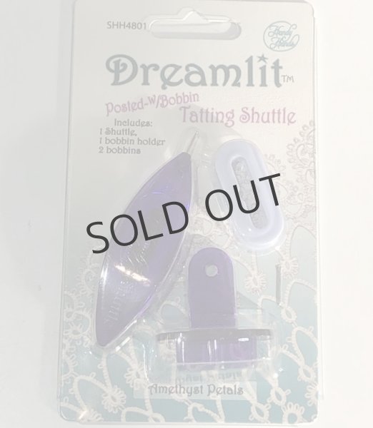 画像1: Dreamlit Tatting Shuttle　SHH4801【Amethyst Petals】 (1)